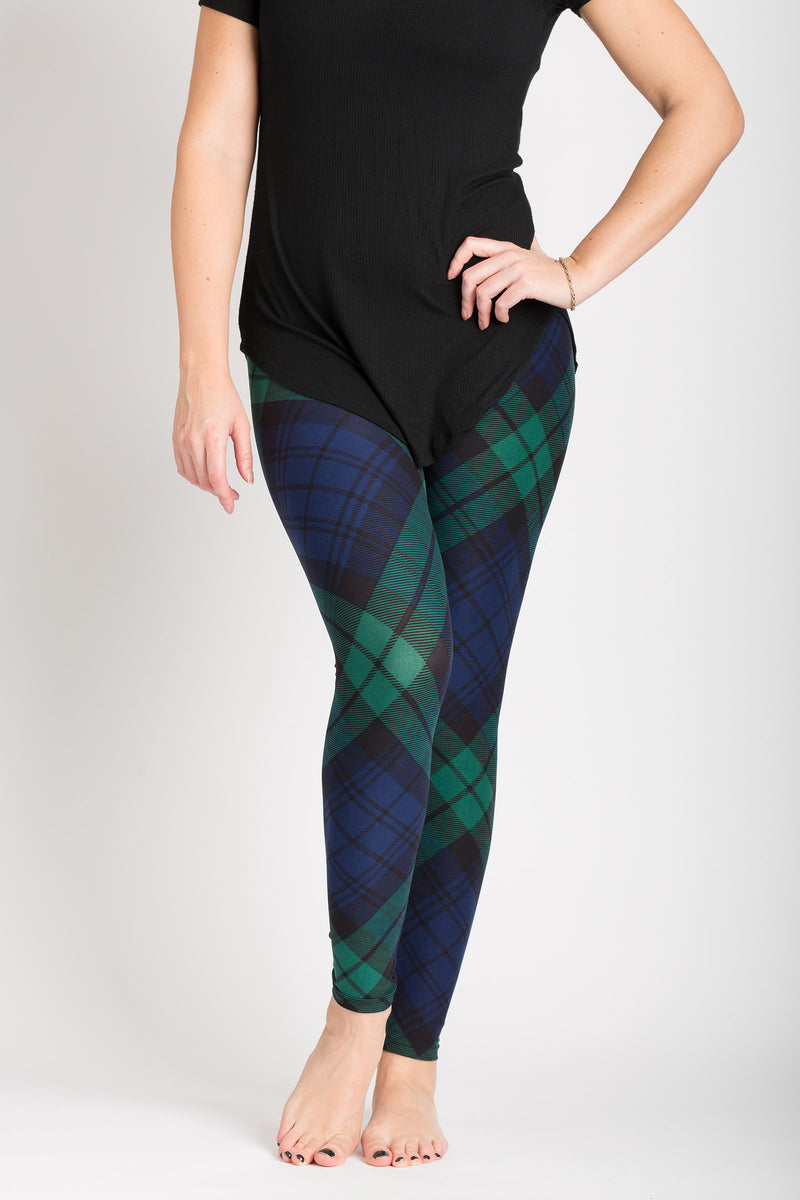 Leggings - Black Watch Tartan – The Purple Puddle