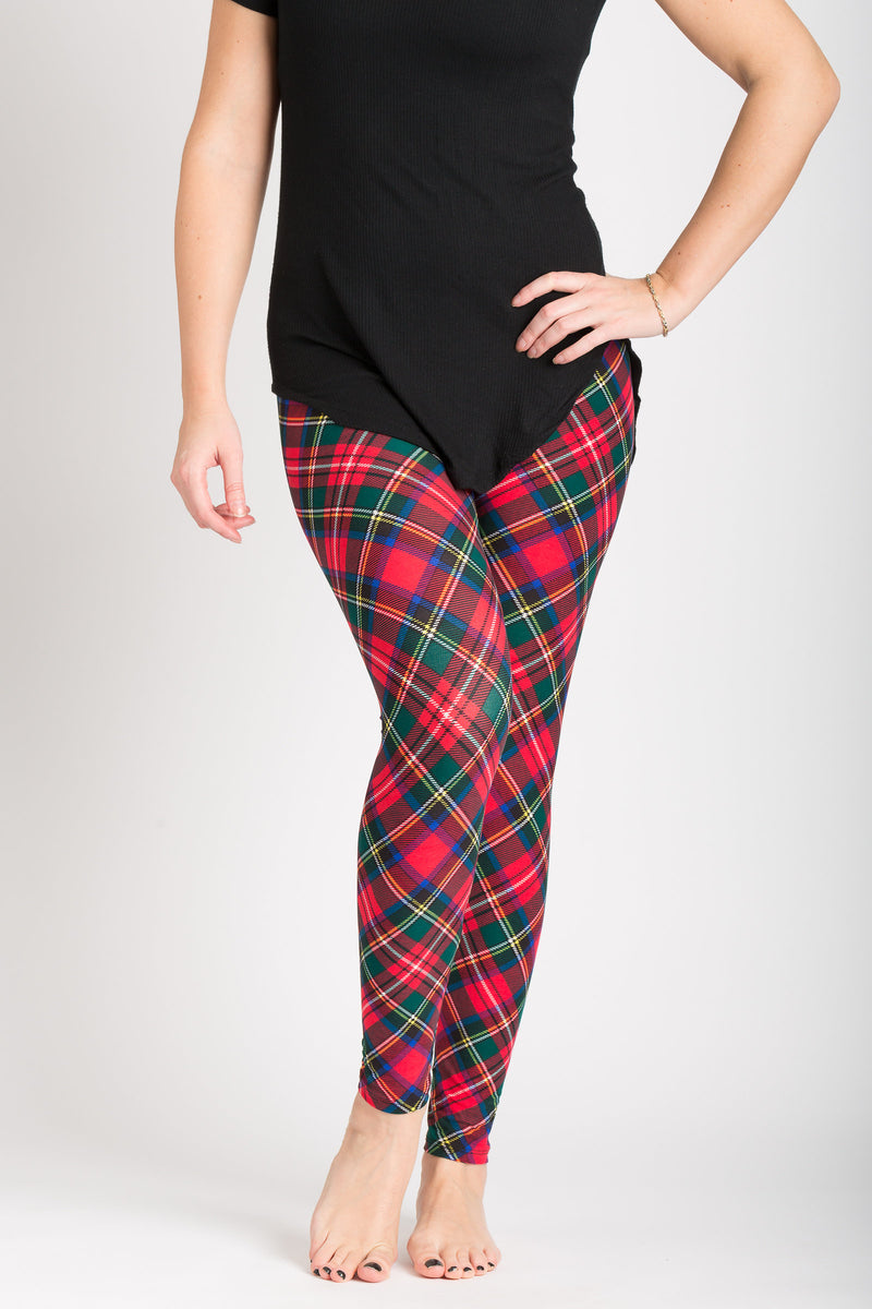 Stewart Royal Modern Tartan Capris Leggings