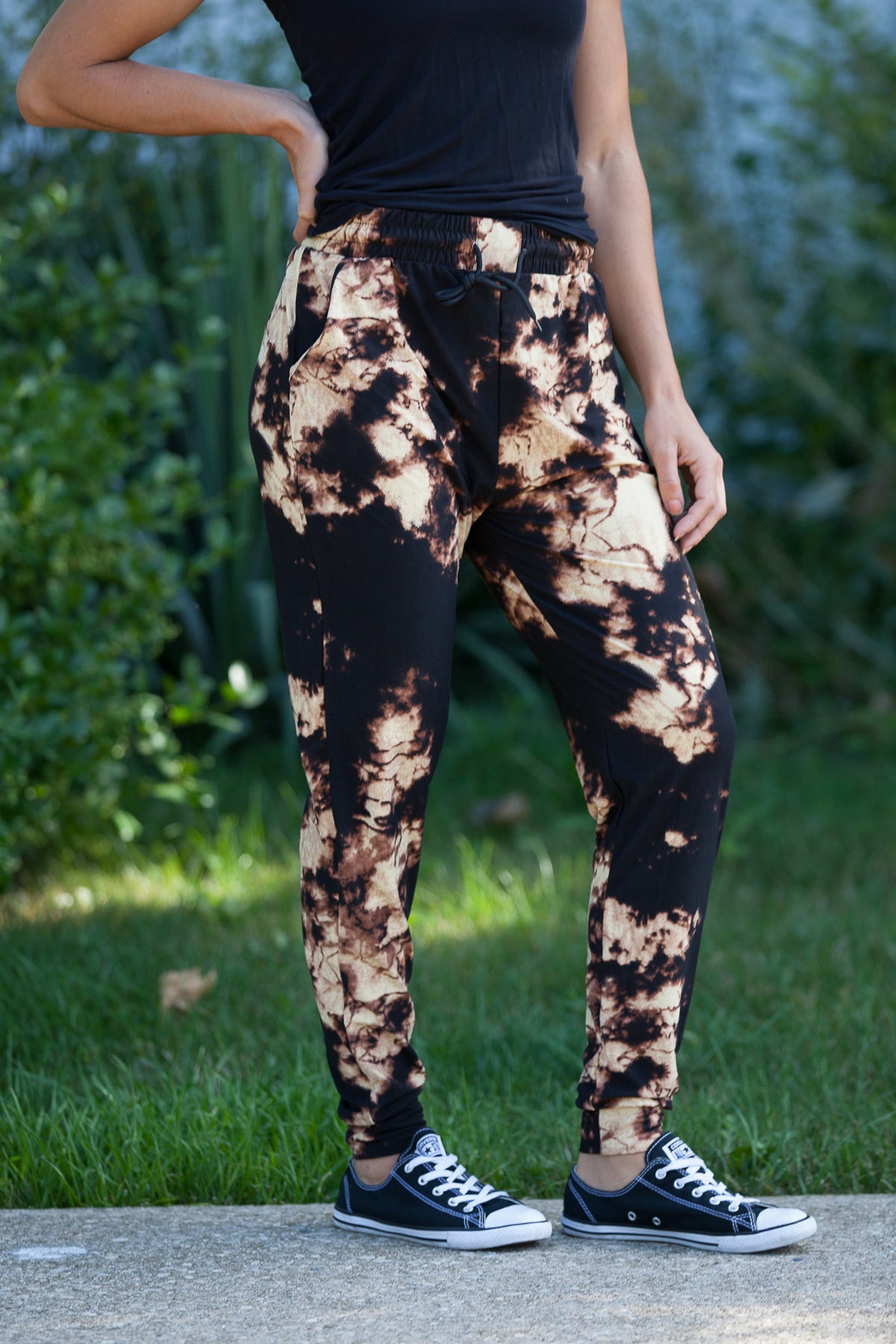 Bleach Tie Dye Joggers